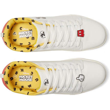 Mickey Mouse Word Scramble Men's Court Sneakers